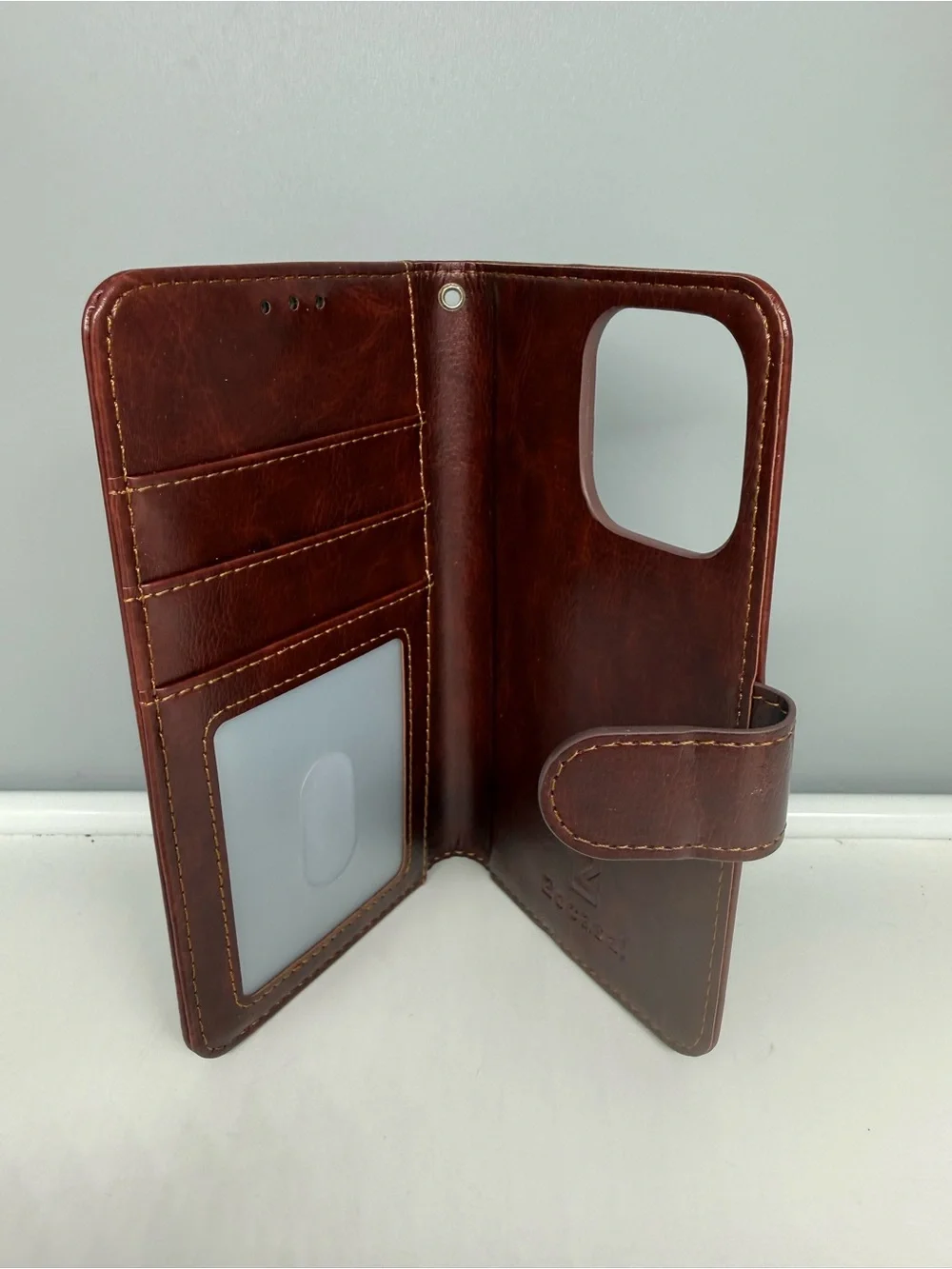 Bocasal wallet case features RFID blocking for IPhone 15 Pro Kickstand NWT